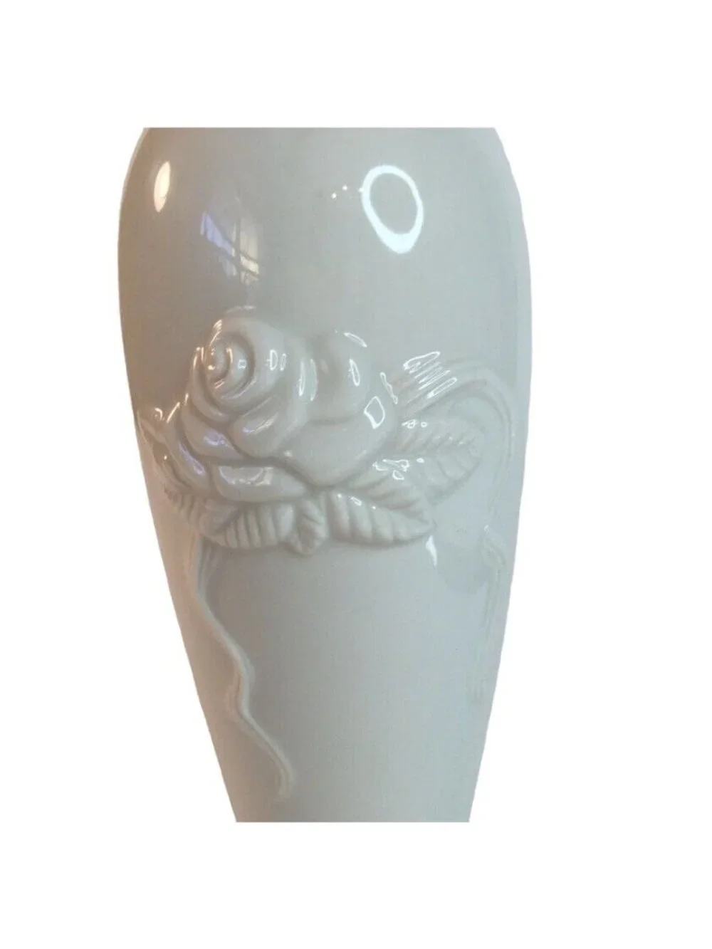 Vintage Lenox Rose Blossom Bud Vase 7.5